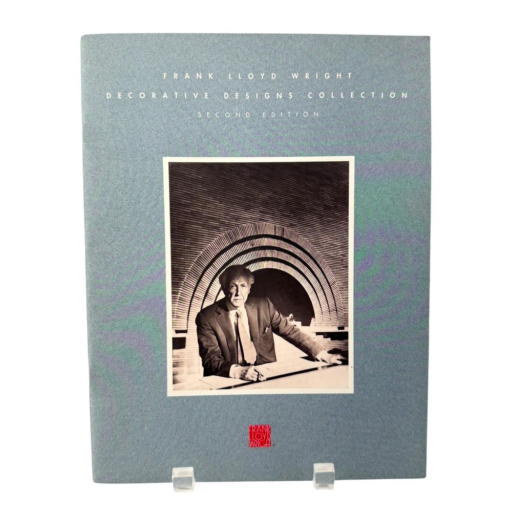 Frank Lloyd Wright Decorative Designs Collection 2nd Edition 1990 NM w/ Inserts